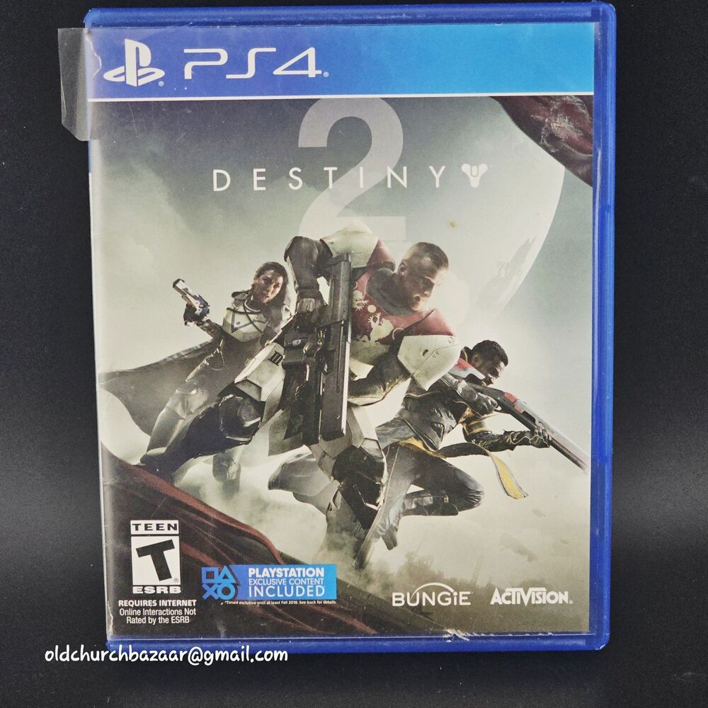 Destiny 2 Sony Playstation 4 PS4 Video Game Disc And Case